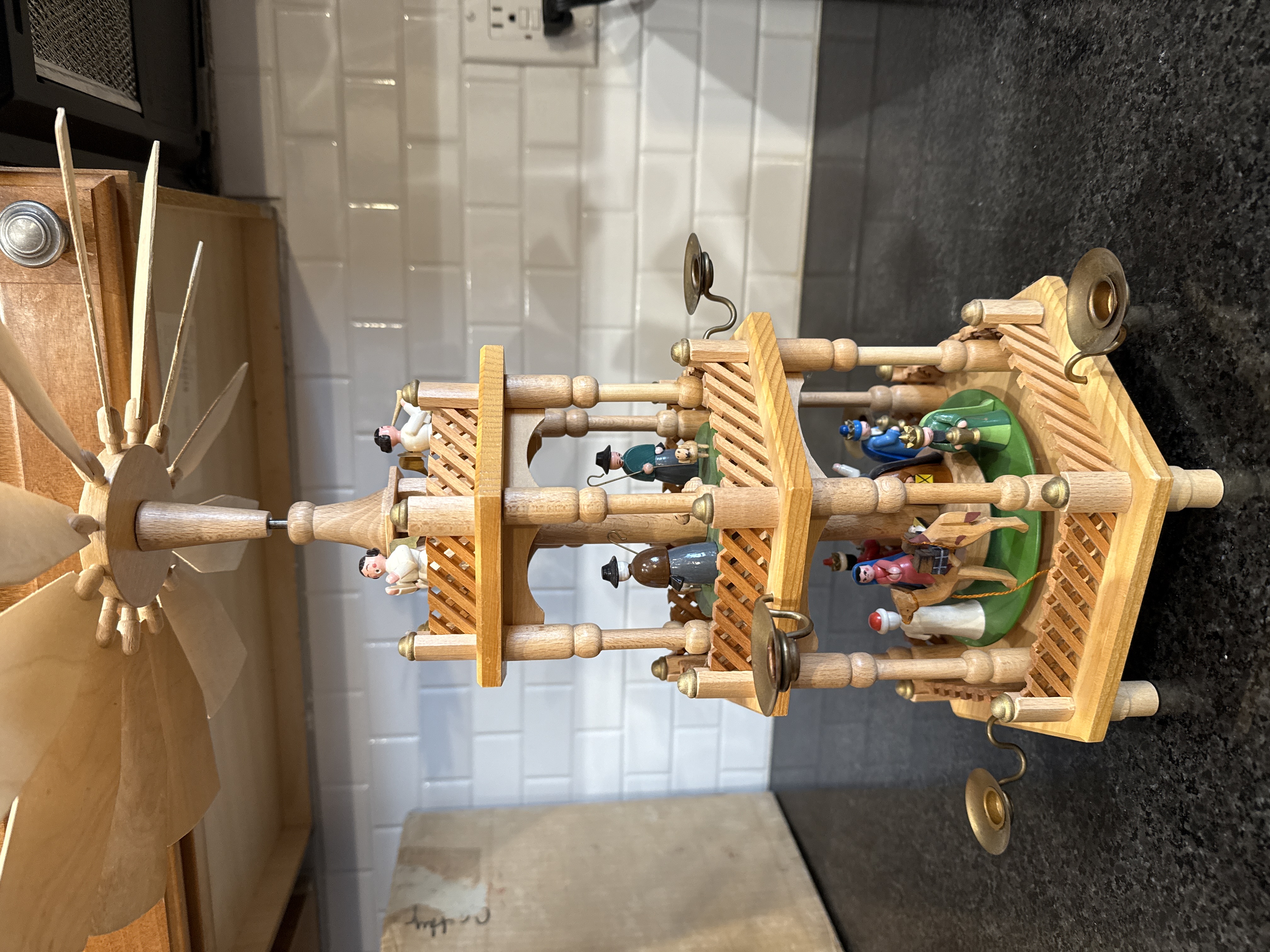 Pyramid Windmill Nativity