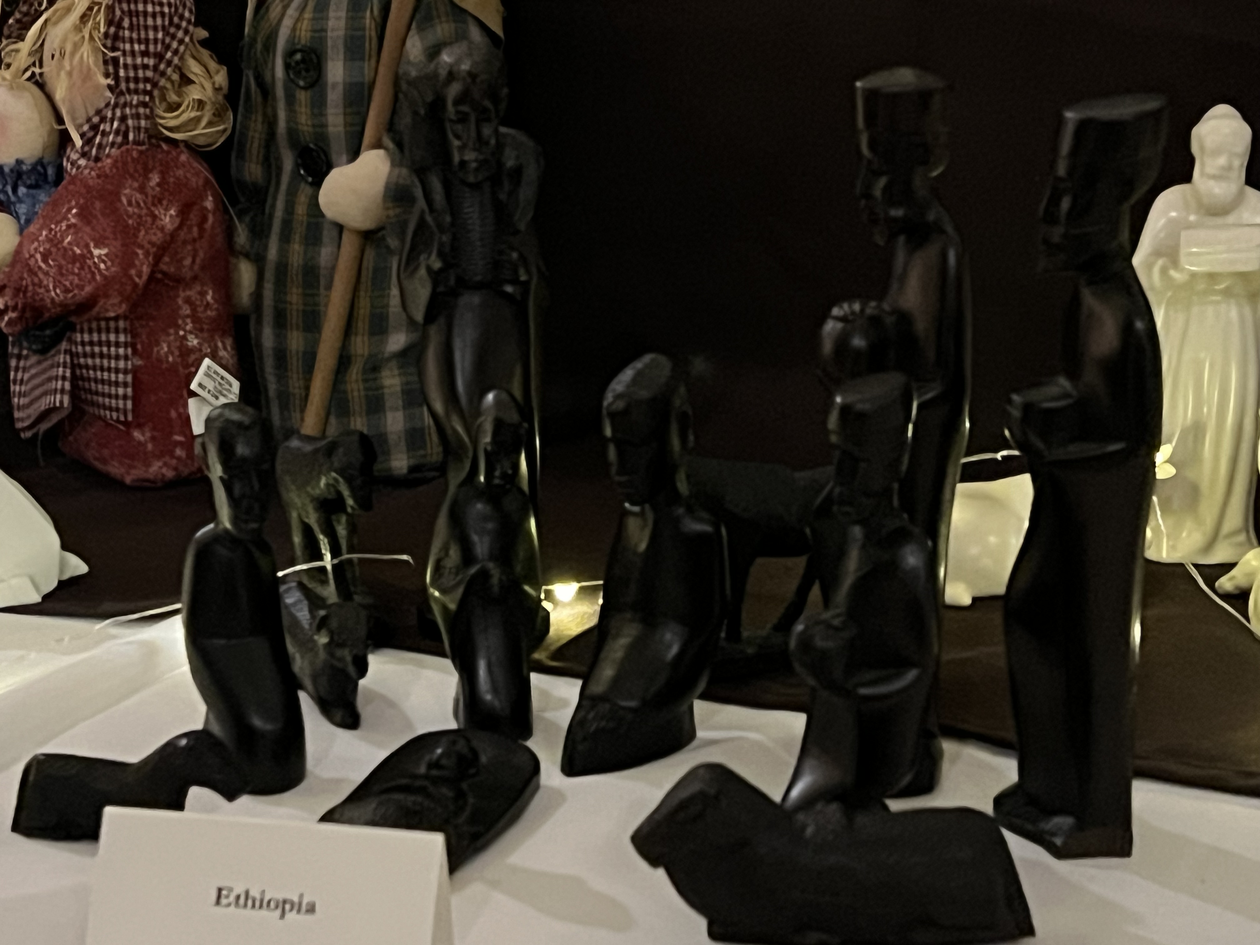 Wooden Ethiopian Nativity