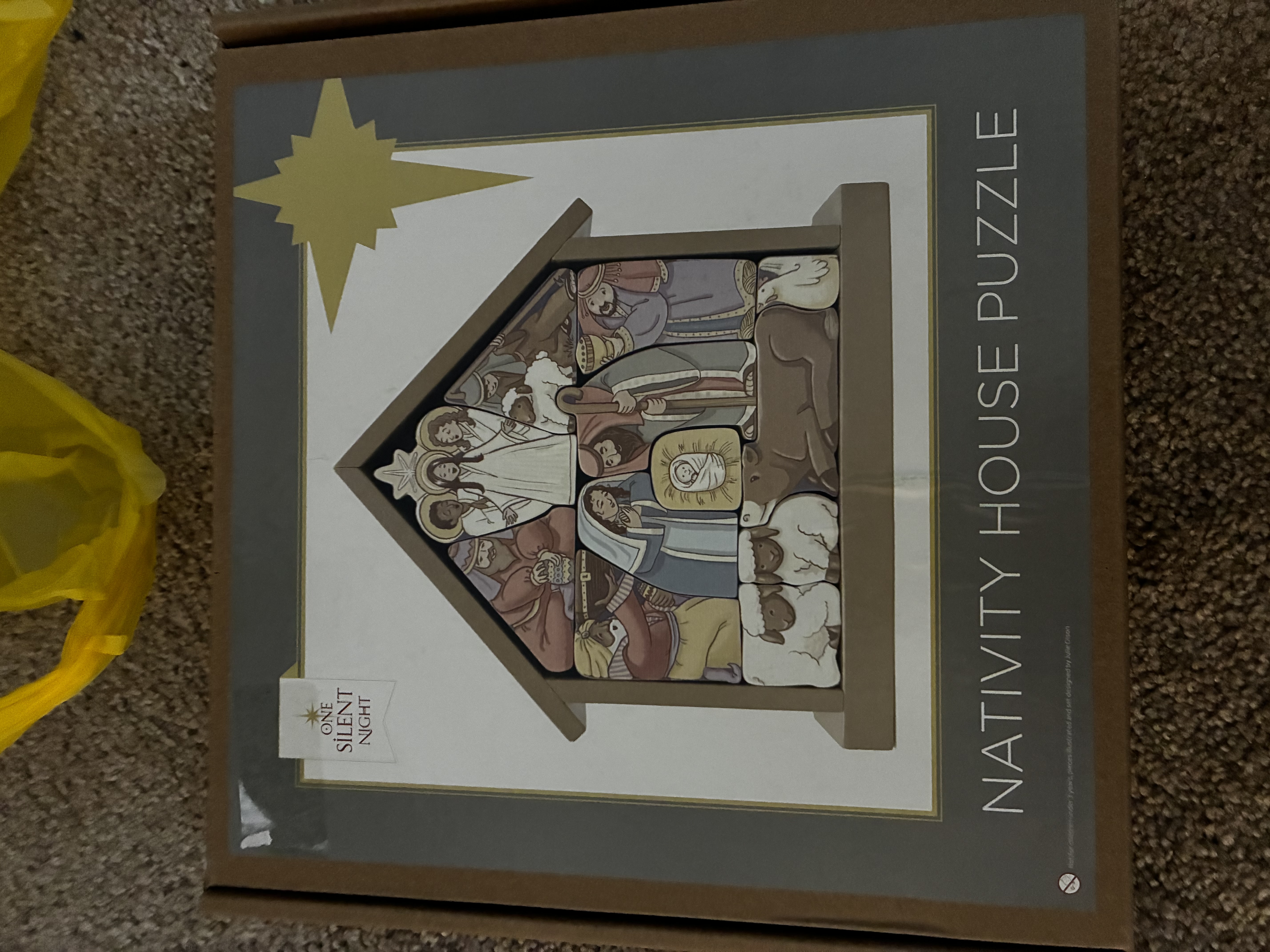 Nativity house puzzle