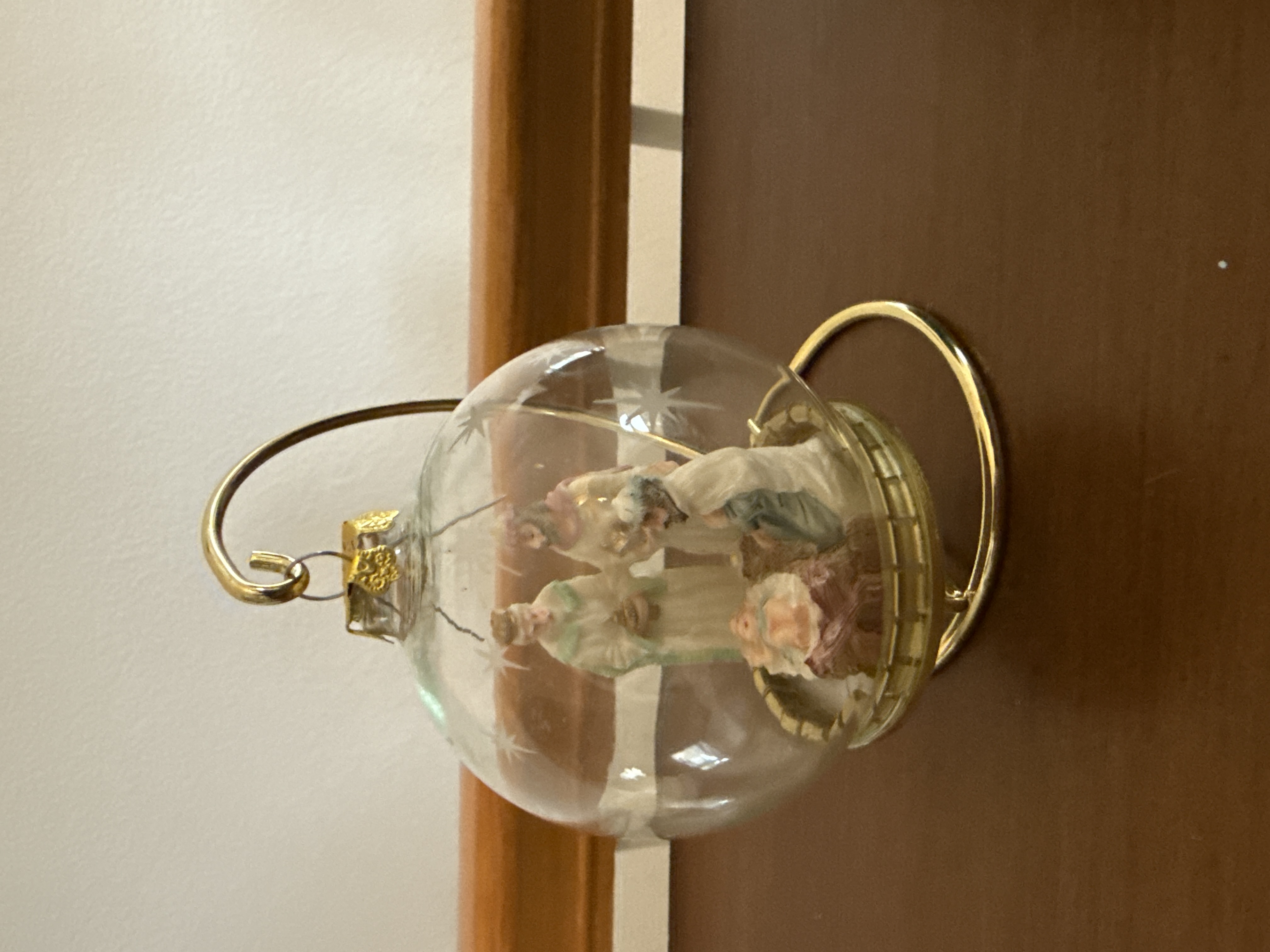 3 Kings Glass Ornament